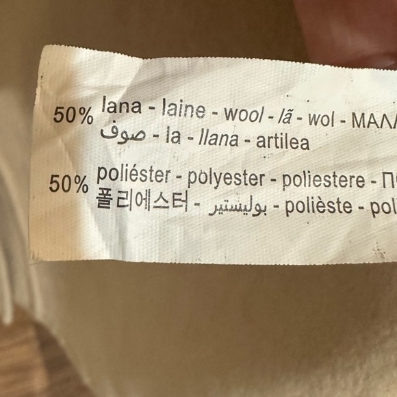 Zara Wool Blend Coat - Picture 5 of 6